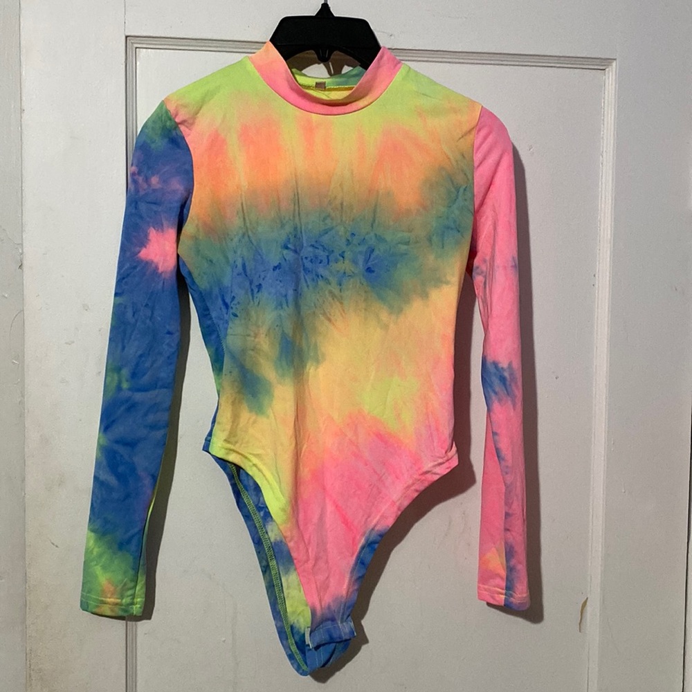 I am selling a Tie Dye Leotard that can go with any bottom.